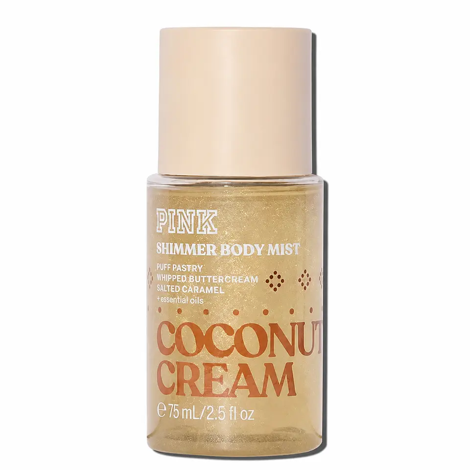 Coconut Cream shimmer body mist 1