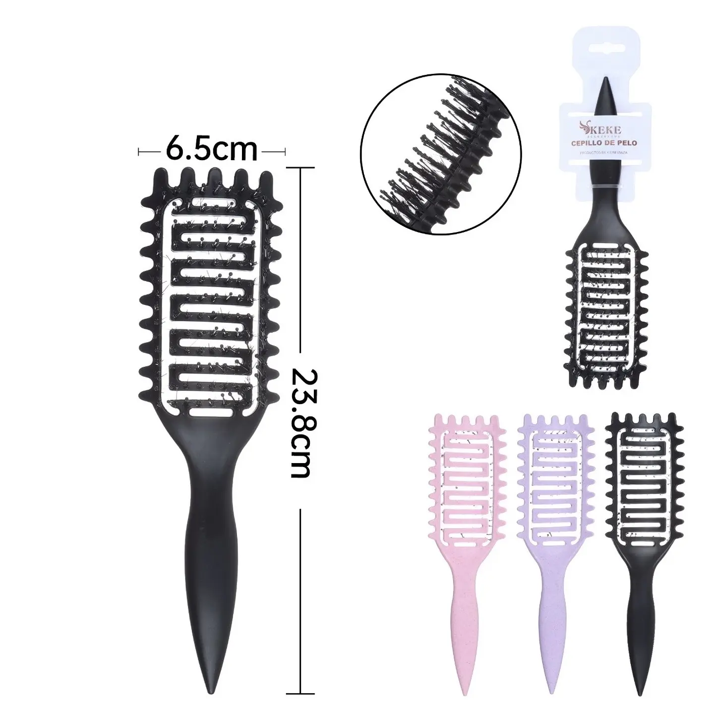 cepillo de pelo para rulos y lisos 1