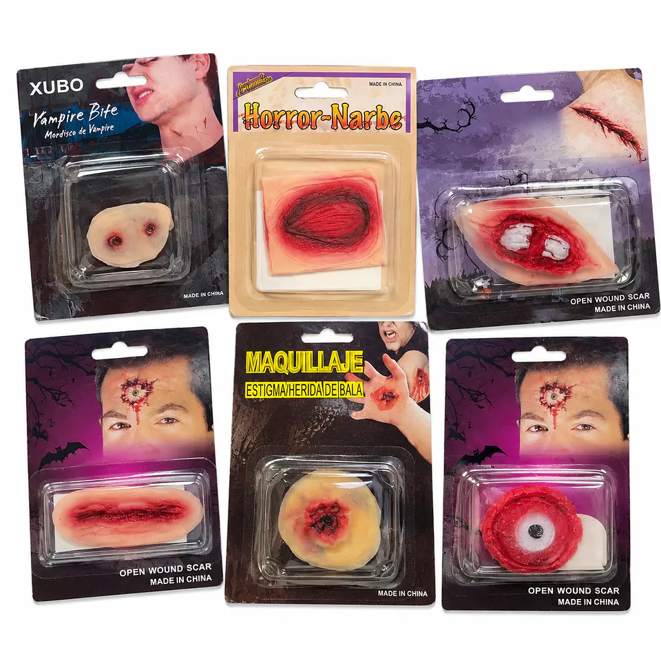 Heridas falsas halloween  (azar) 1