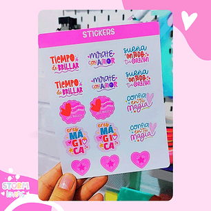 Laminas Stickers 11x15