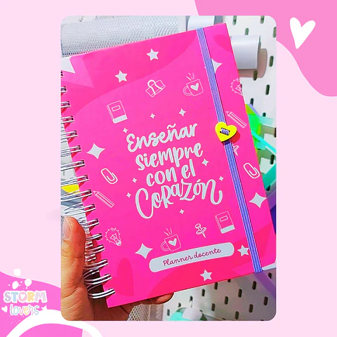 Planner "Enseñar siempre con el corazón"