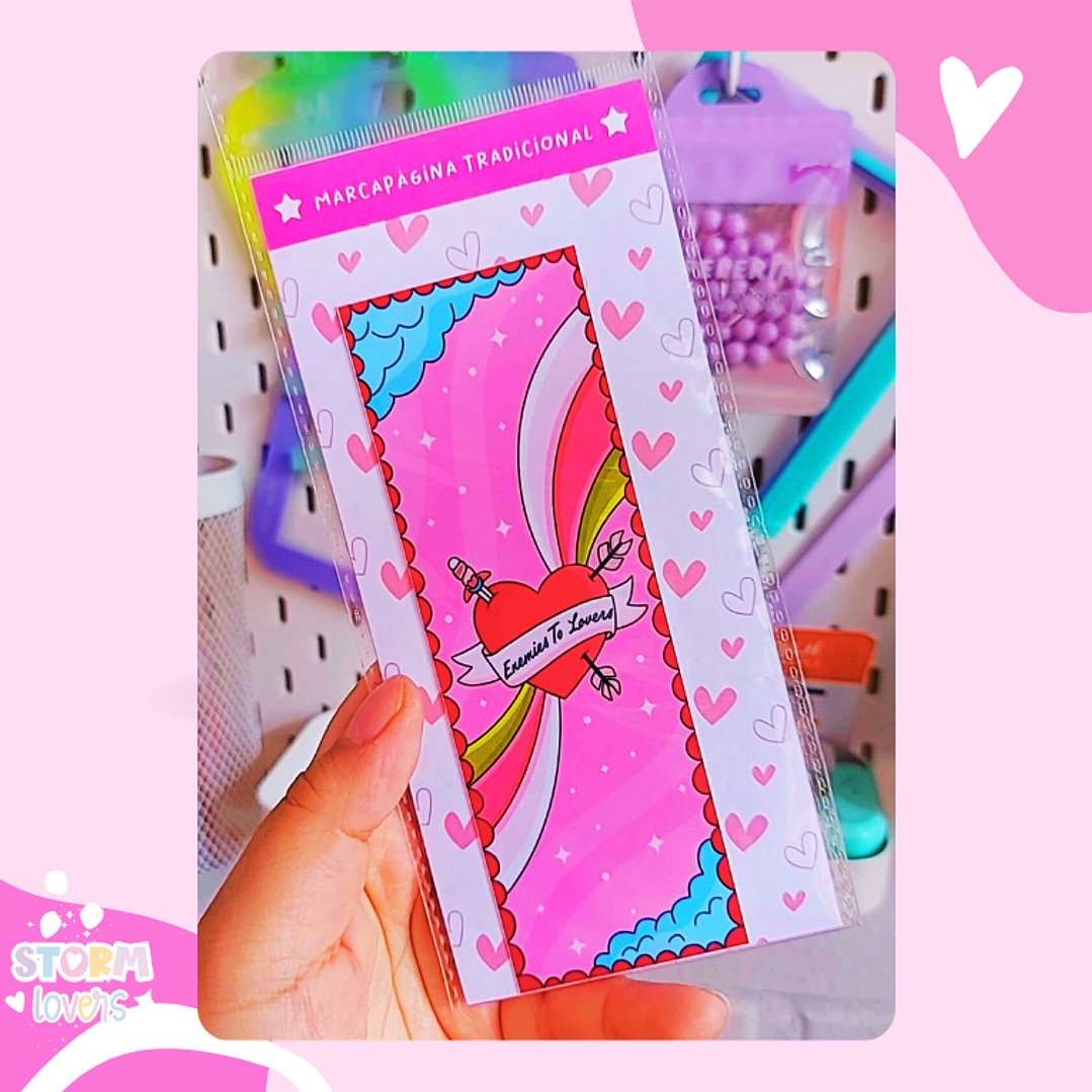 Marcapáginas Tradicional | Enemies to Lovers 1