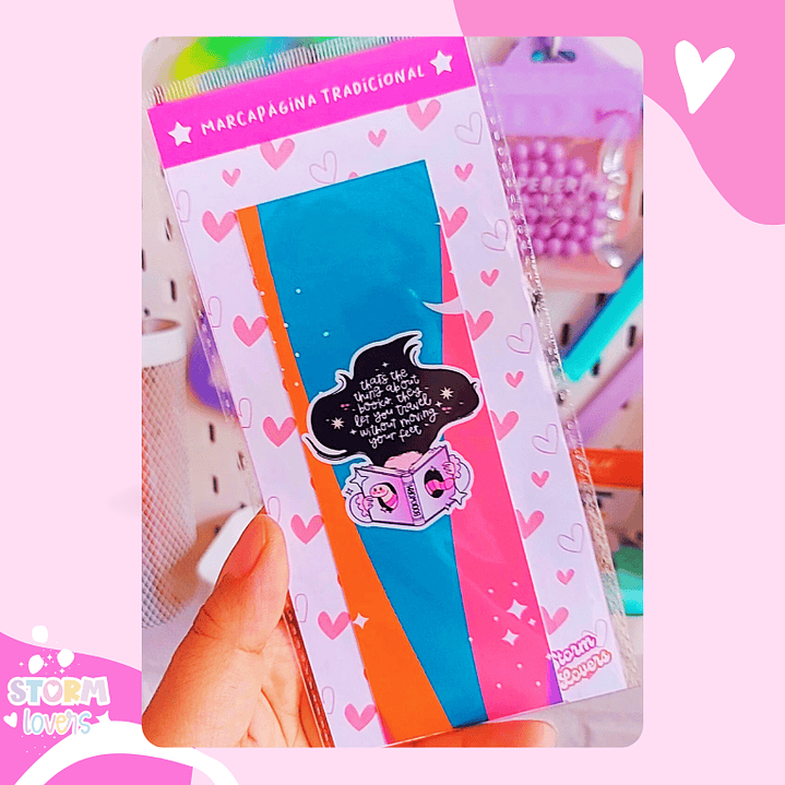 Marcapáginas Tradicional | girl reading  1