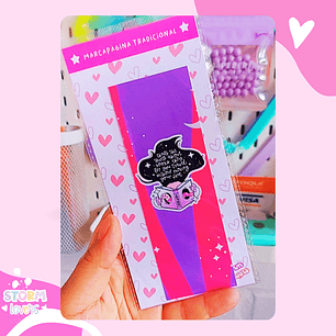 Marcapáginas Tradicional | Bookworm girl reading