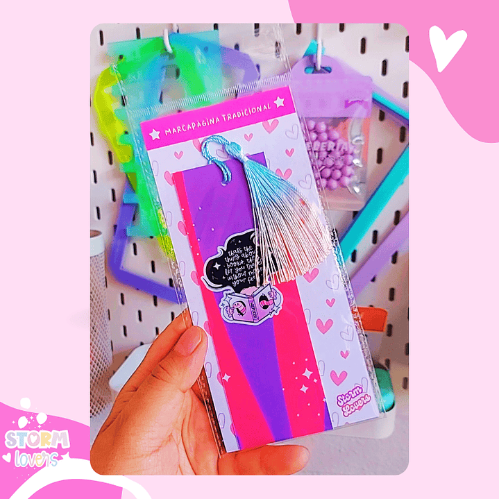 Marcapáginas Tradicional | Bookworm girl reading 2