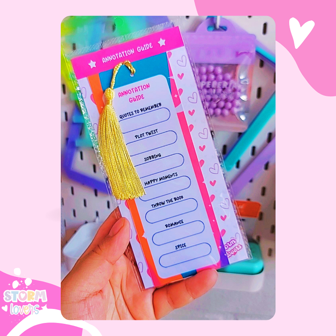 Marcapáginas Tradicional | Annotation Guide Rosada 2