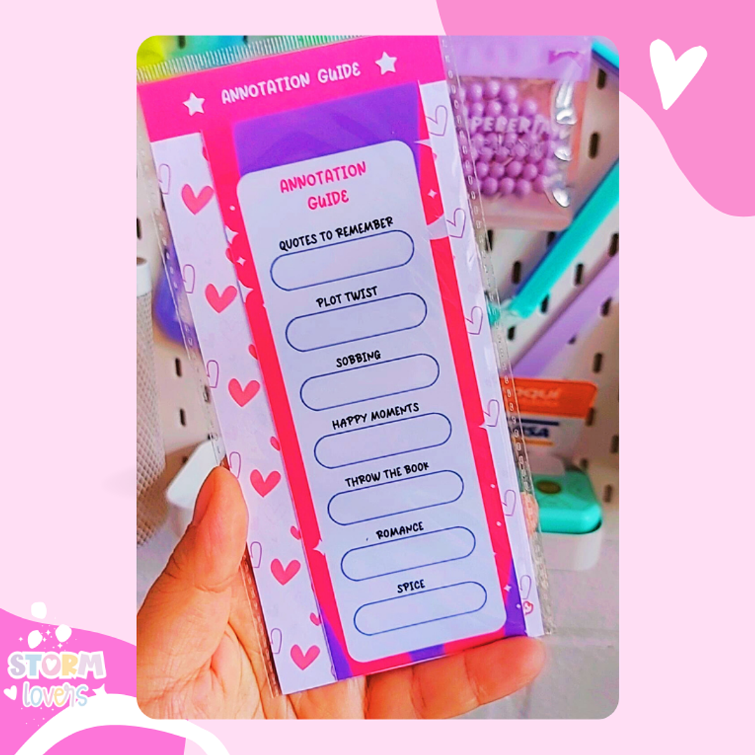 Marcapáginas Tradicional | Annotation Guide Morada 1