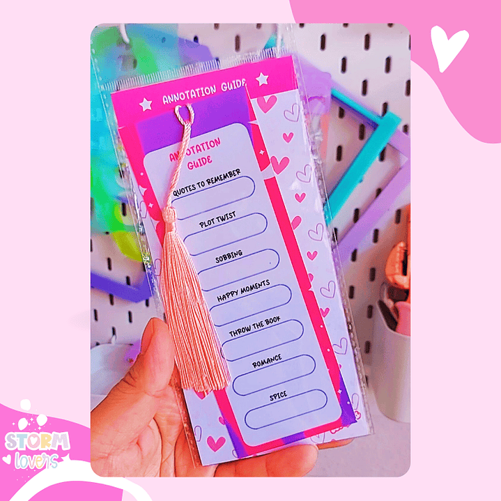 Marcapáginas Tradicional | Annotation Guide Morada 2