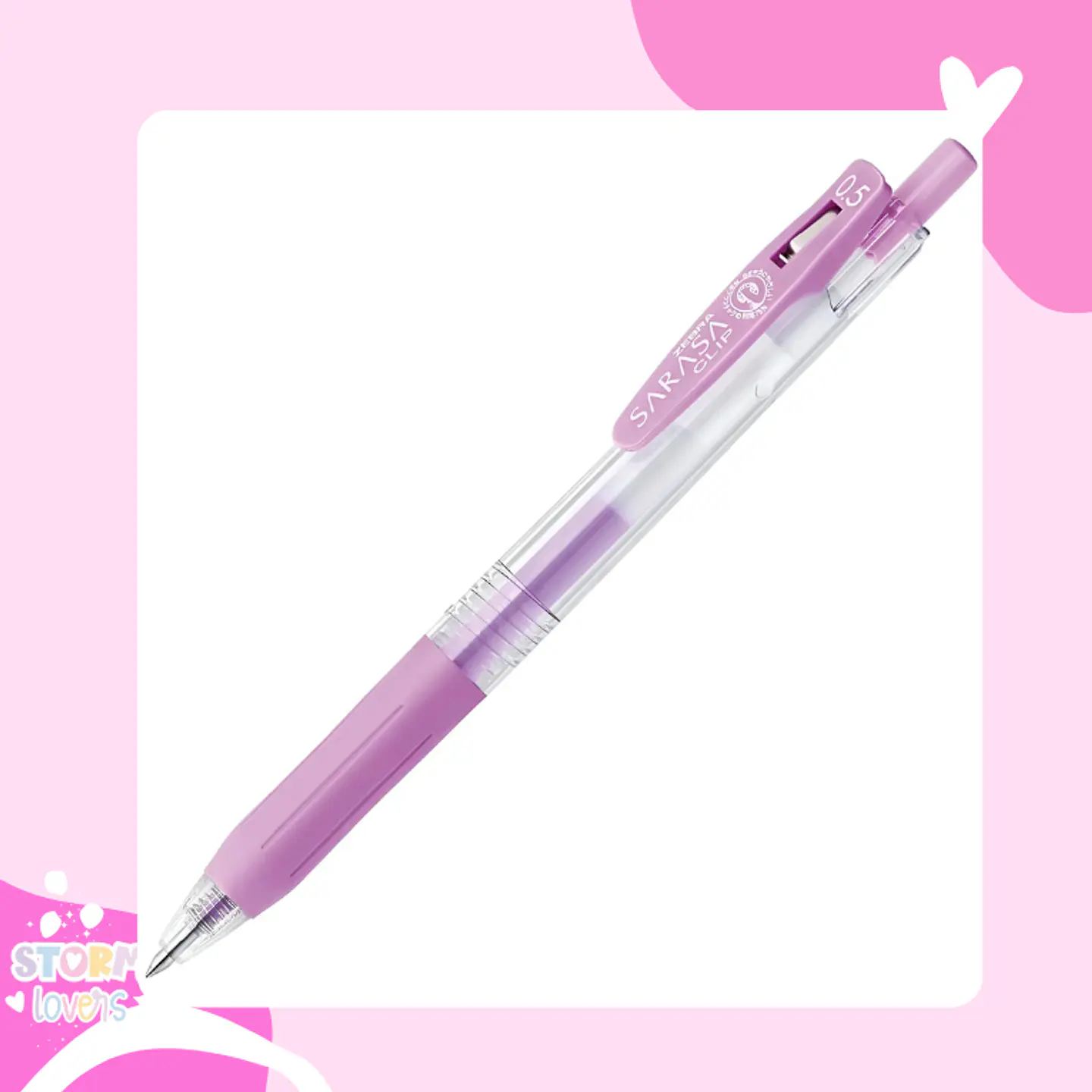 Zebra Sarasa Clip Milk 8