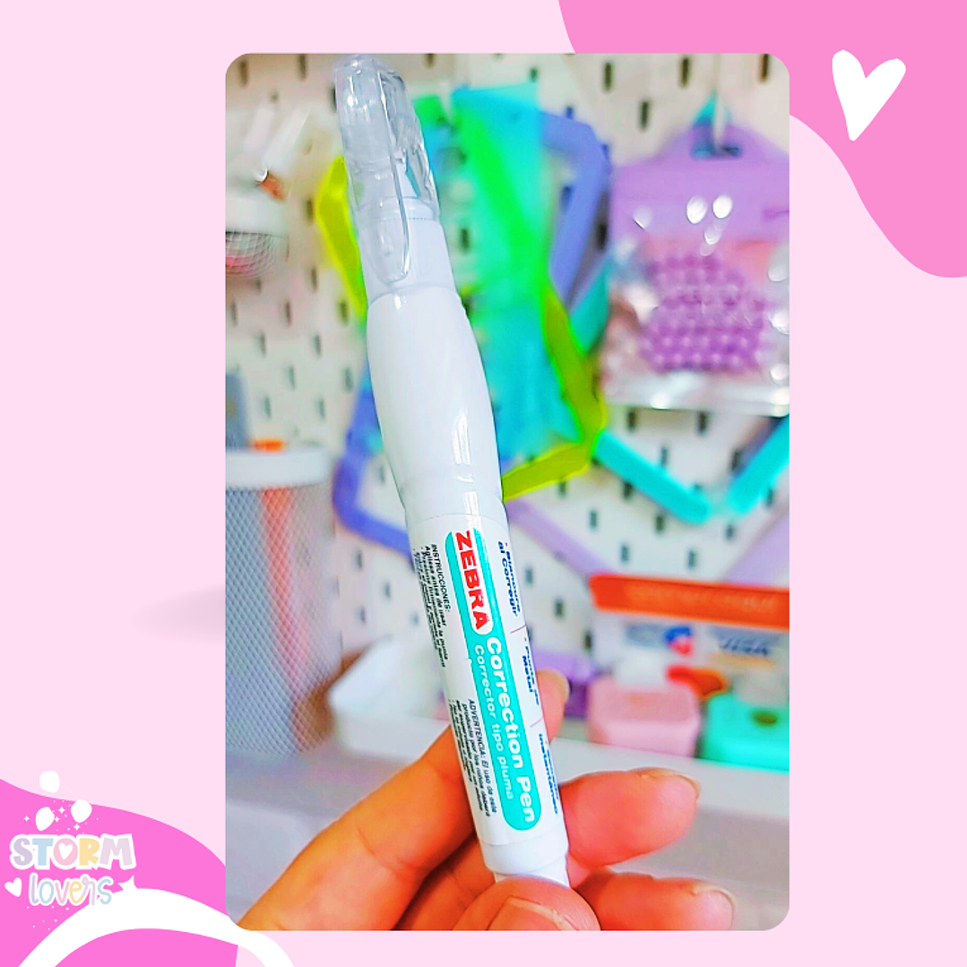 Corrector Líquido Zebra 1