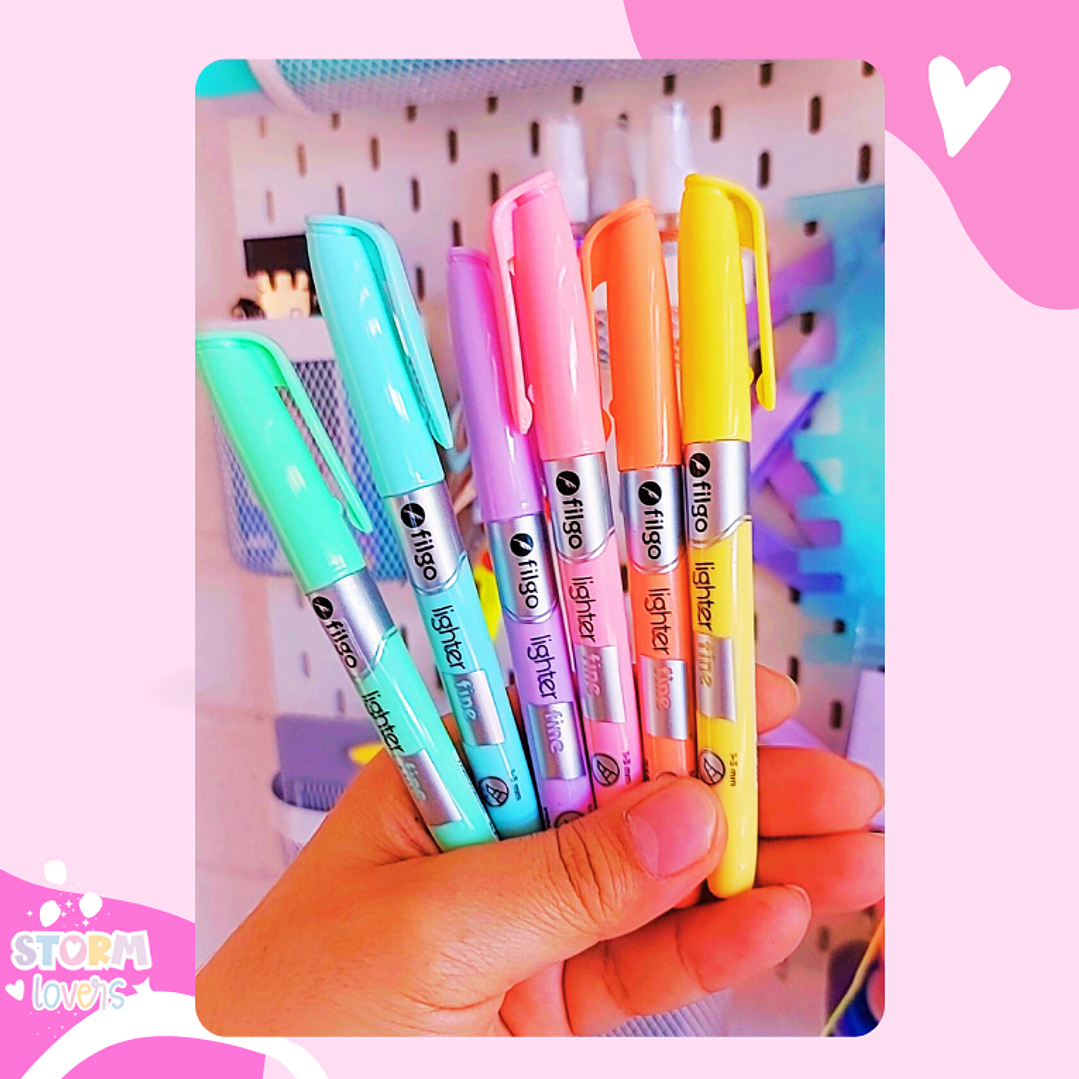 Resaltador fino Lighter Fine Pastel 1