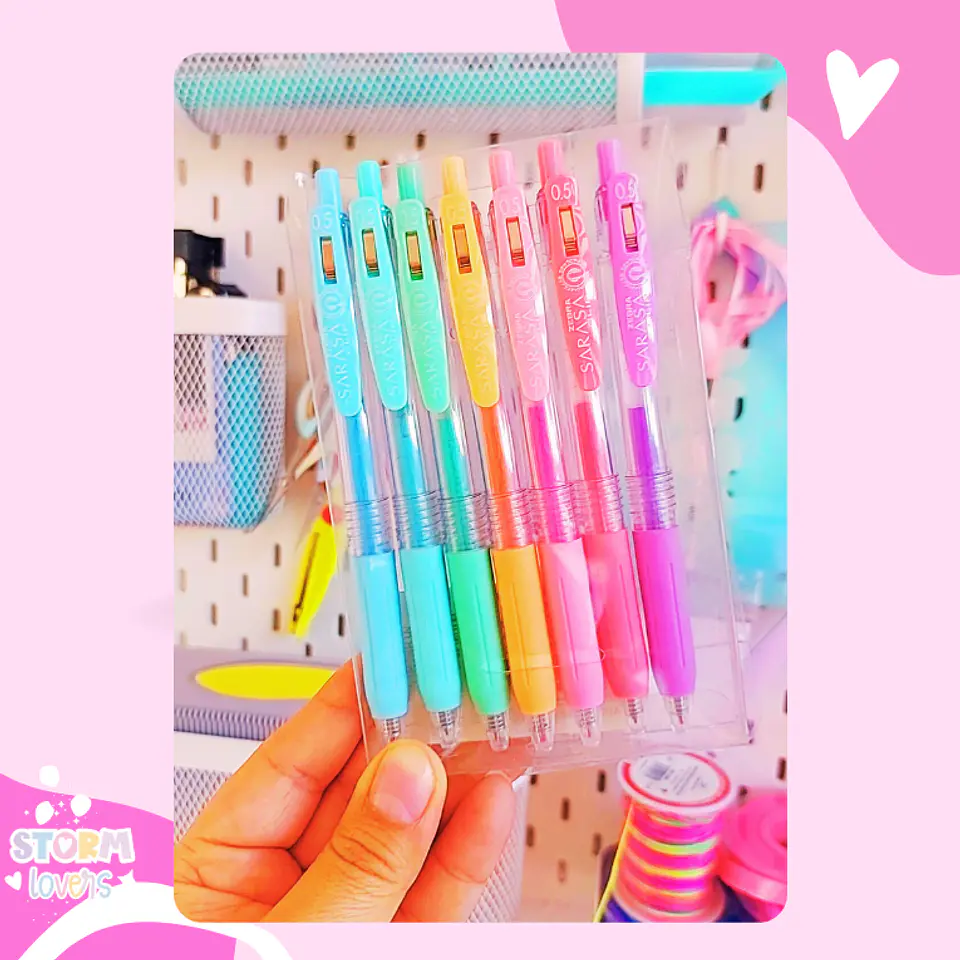 Zebra Sarasa Clip Milk 1