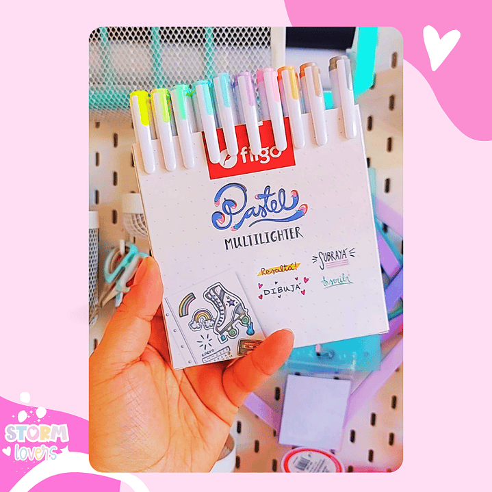 Resaltadores Multilighter de Filgo Pasteles 1