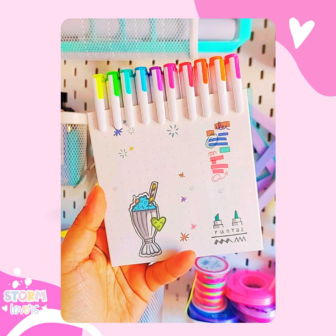 Resaltadores Multilighter de Filgo Fluor 1