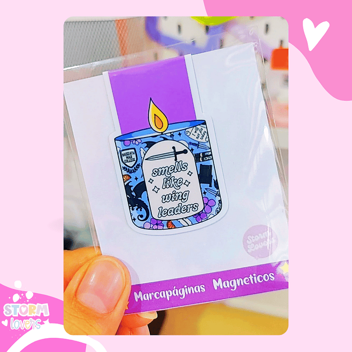 Marcapáginas Magnético | Vela Fourth Wing 1