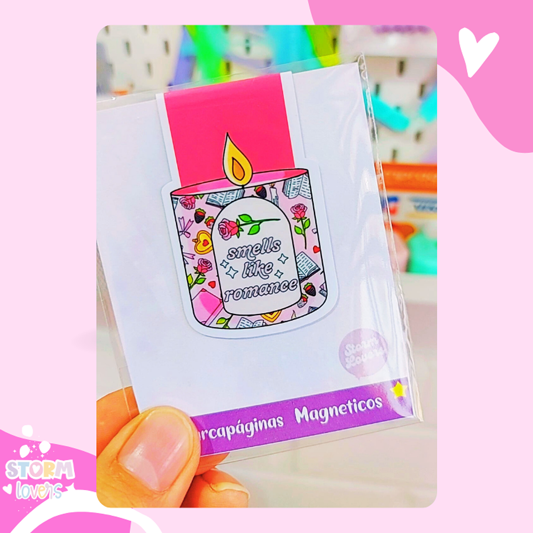 Marcapáginas Magnético | Vela Romance 1