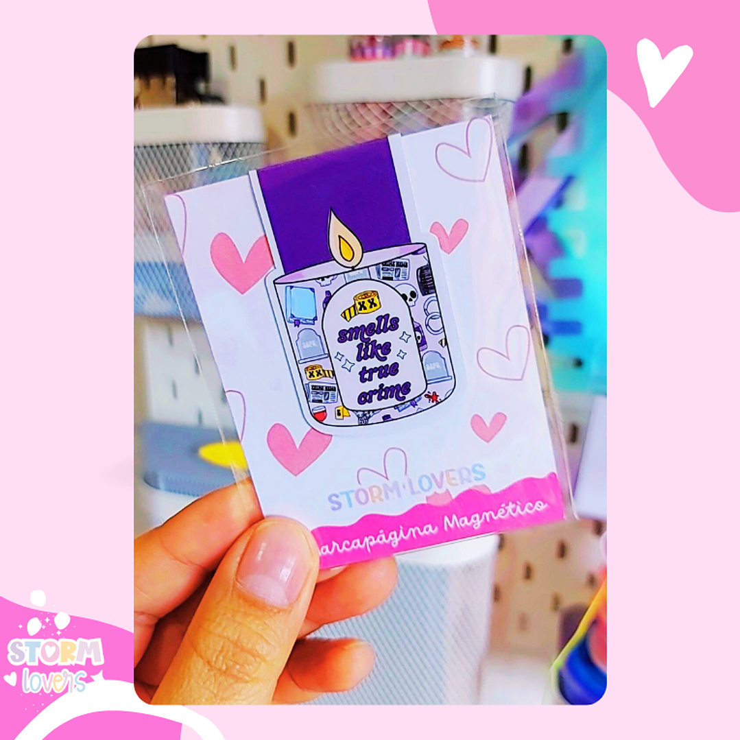 Marcapáginas Magnético | Vela True Crime 1