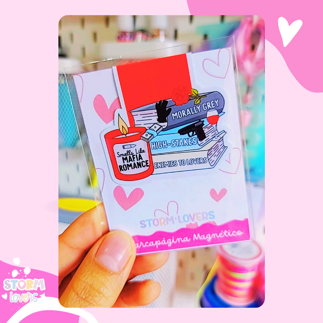 Marcapáginas Magnéticos |  Bookish Mafia Romance 1