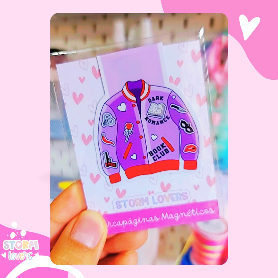 Marcapáginas Magnéticos | Chaqueta Dark Romance 1