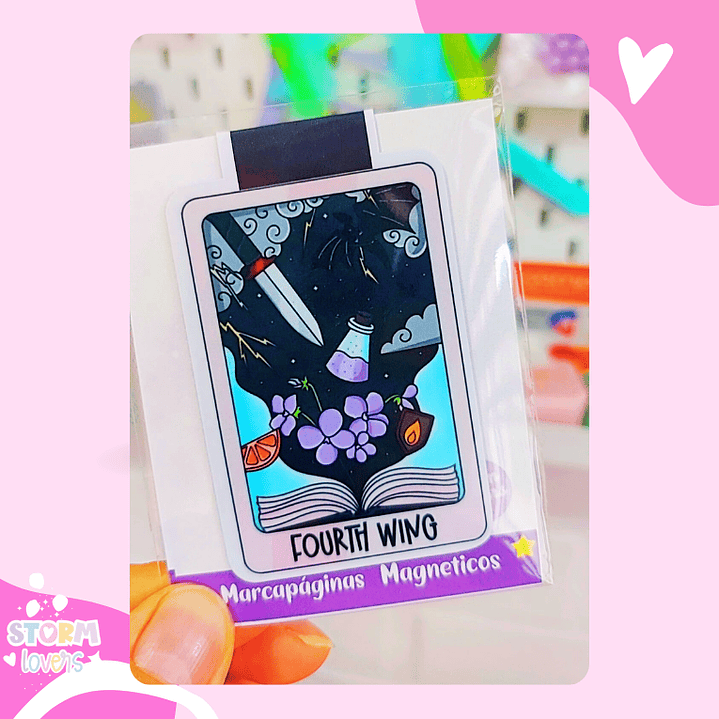 Marcapáginas Magnéticos |  Fouth Wing 1