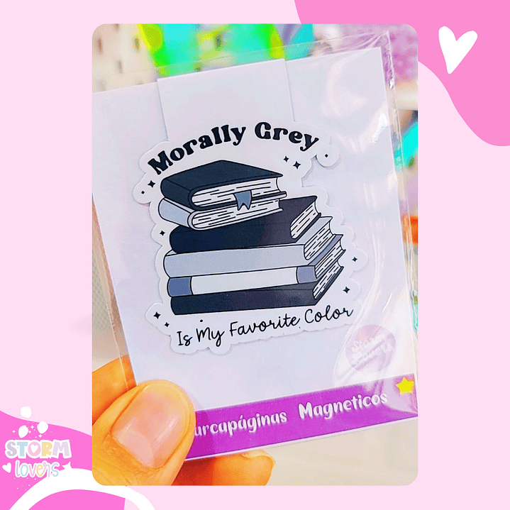 Marcapáginas Magnéticos |  Morally Grey 1
