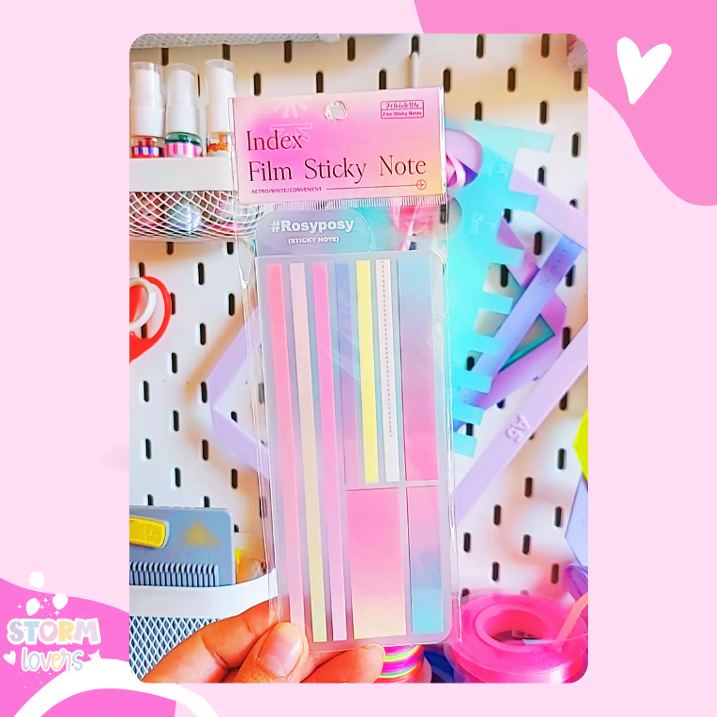 Sticky Notes Rosy Posy  1