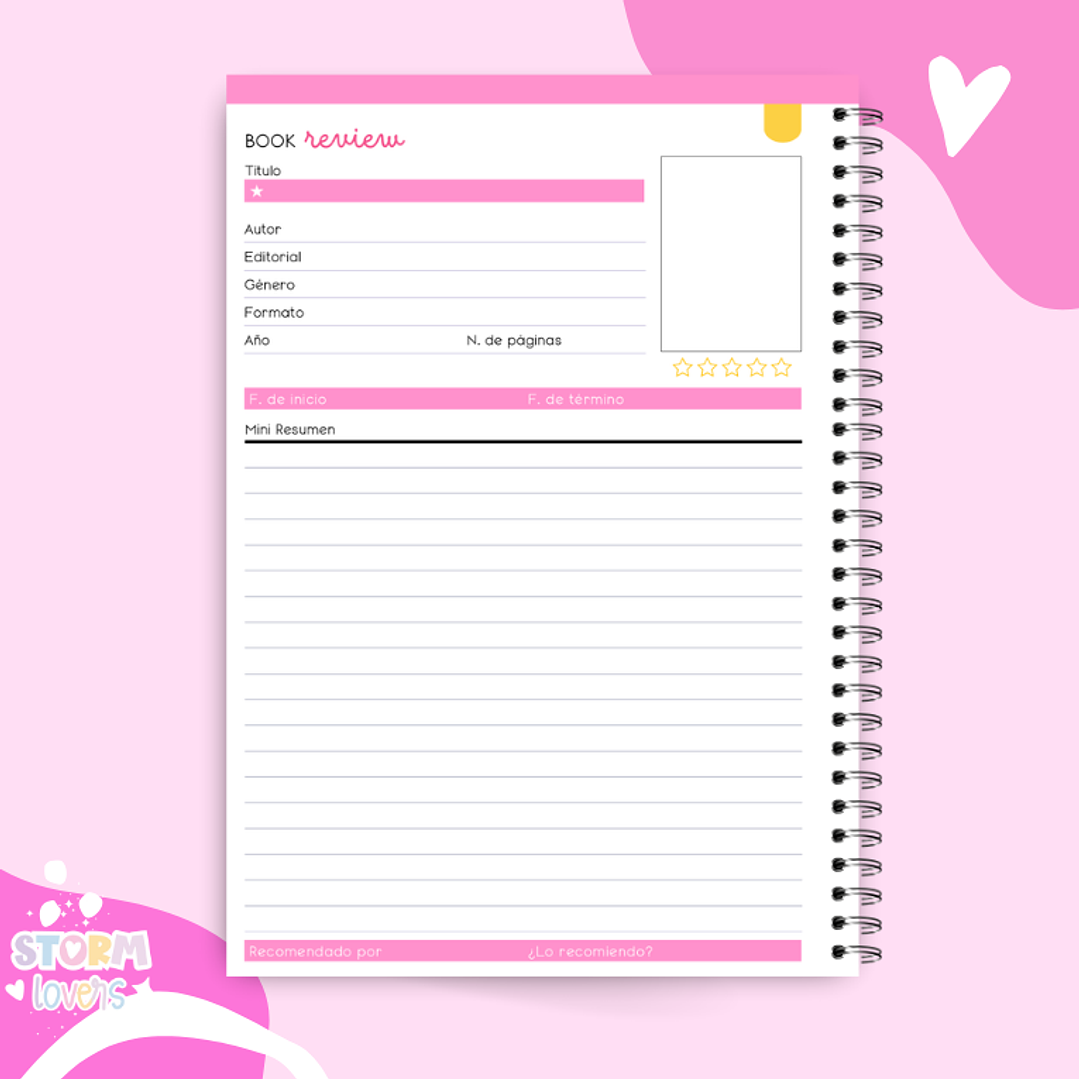 Mini Diario Lectura Reseñas 2