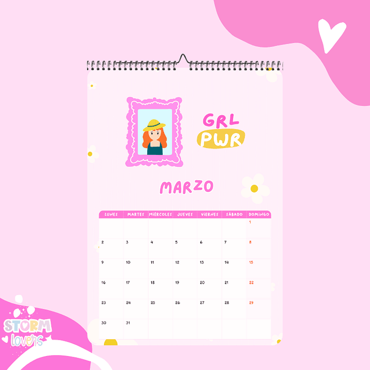 Calendario de Pared  3