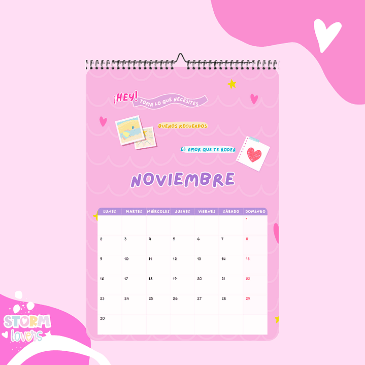 Calendario de Pared  6