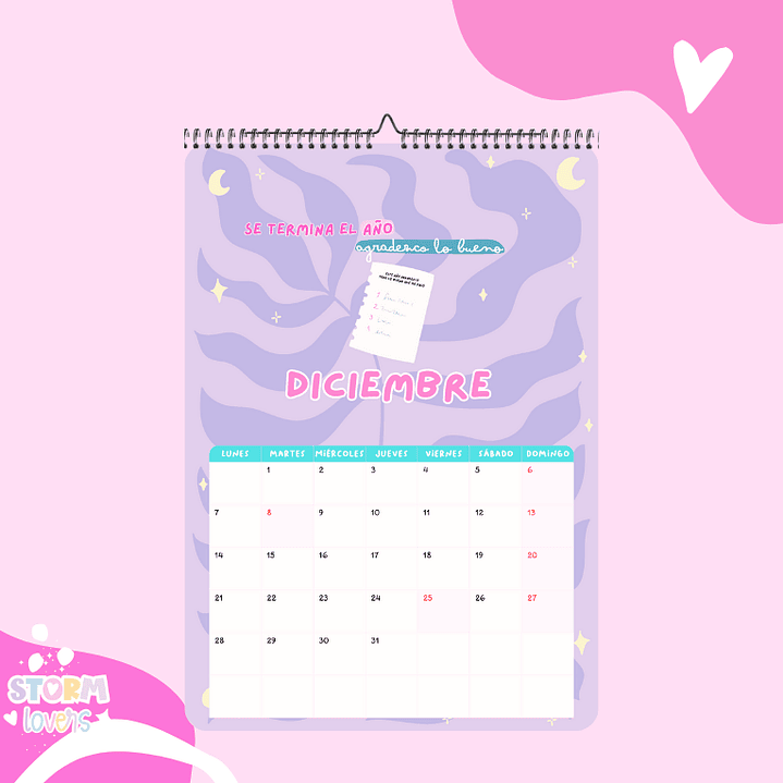 Calendario de Pared  7