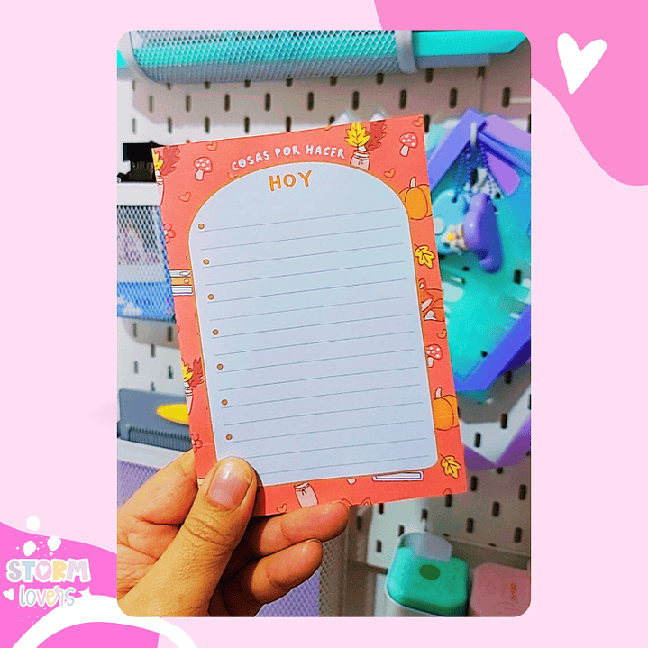 Taco de Notas (A6) Cosas que hacer Cozy 1