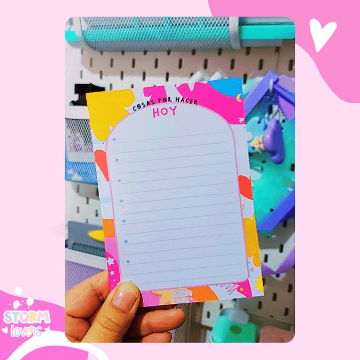 Taco de Notas (A6) Cozy Cosas que hacer Flores 1