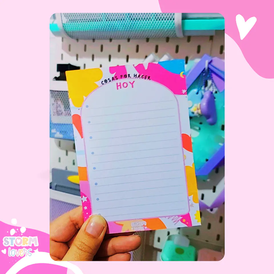 Taco de Notas (A6) Cozy Cosas que hacer Flores 1