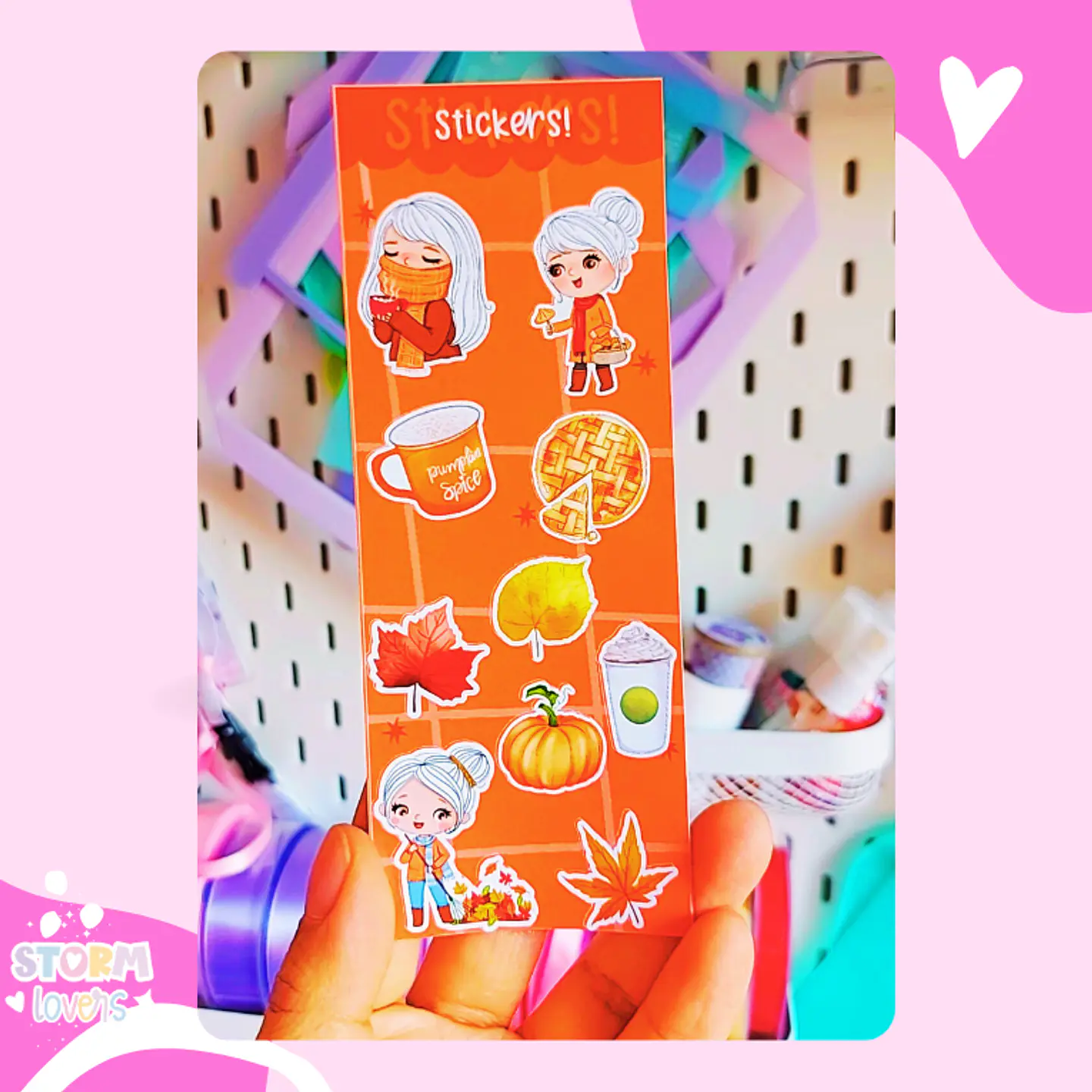 Laminas Stickers 15x6 Otoño Girl -01 1