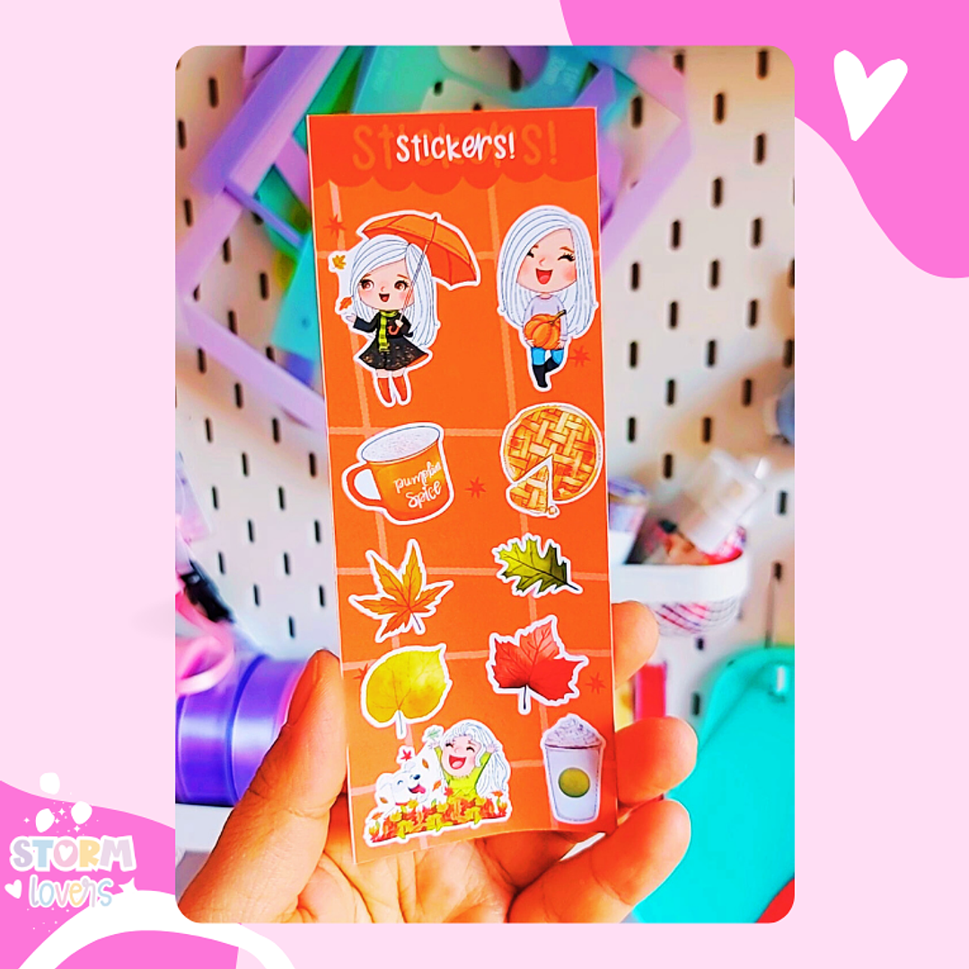 Laminas Stickers 15x6 Otoño Girl -02 1