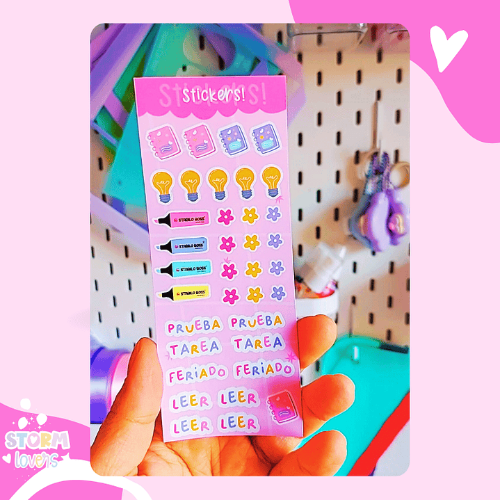 Laminas Stickers 15x6  School 1