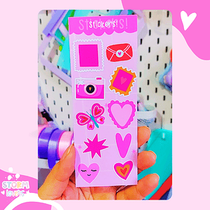 Laminas Stickers 15x6 Moments