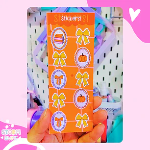 Laminas Stickers 15x6 Marcos Otoño