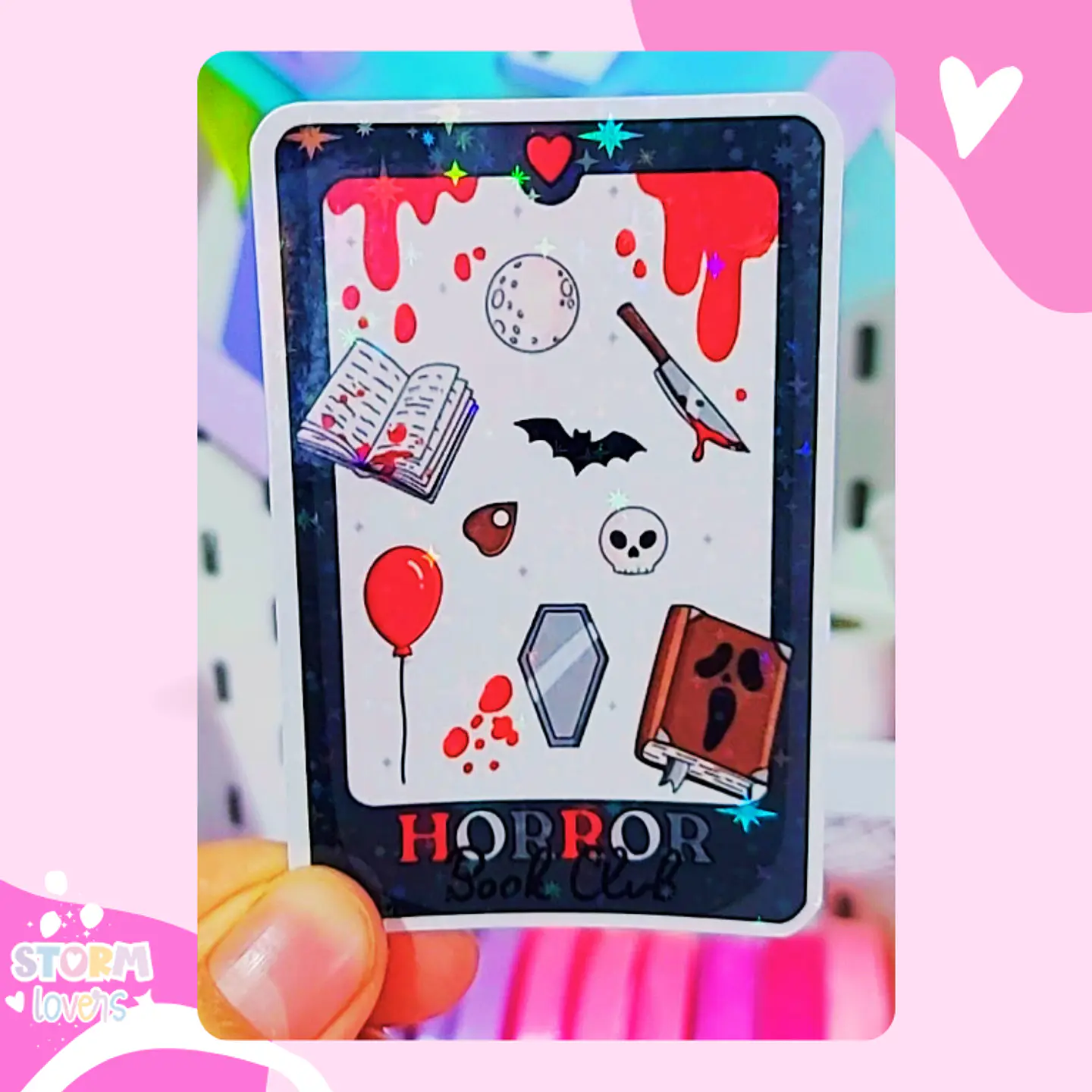 Stickers Tarot Book Terror 1