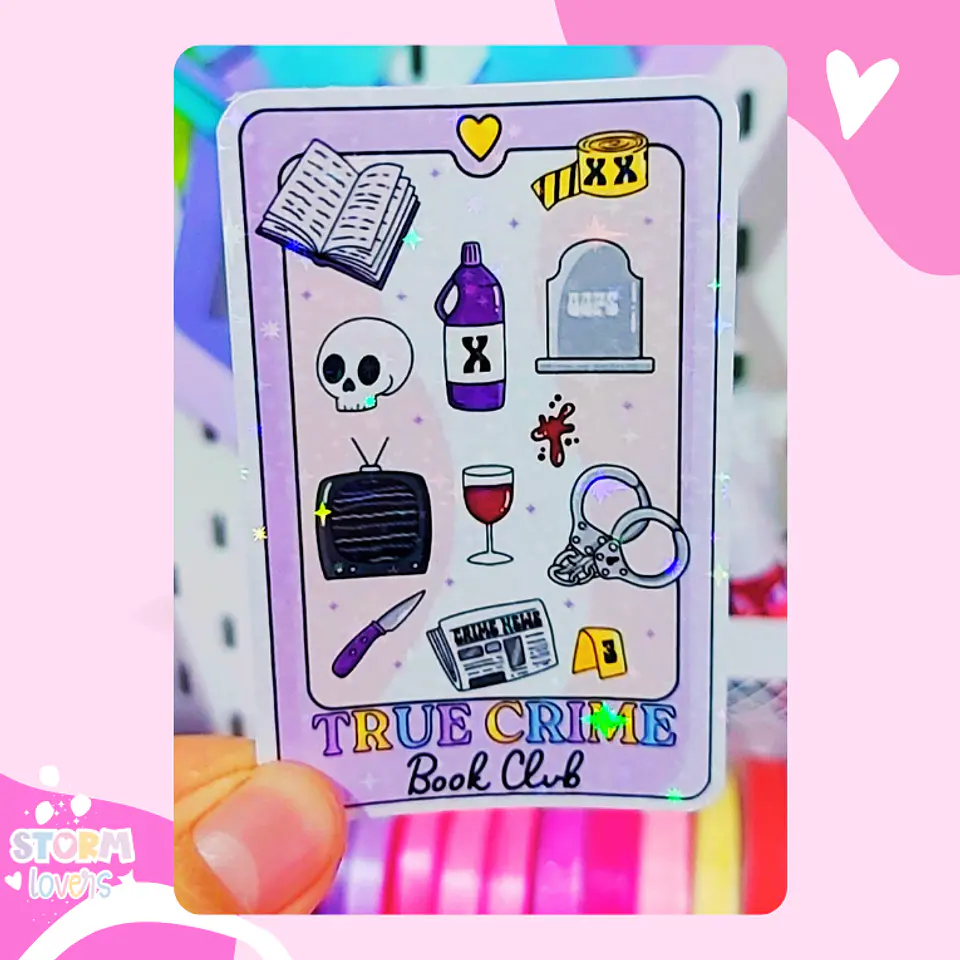 Stickers Tarot Book True Crime 1