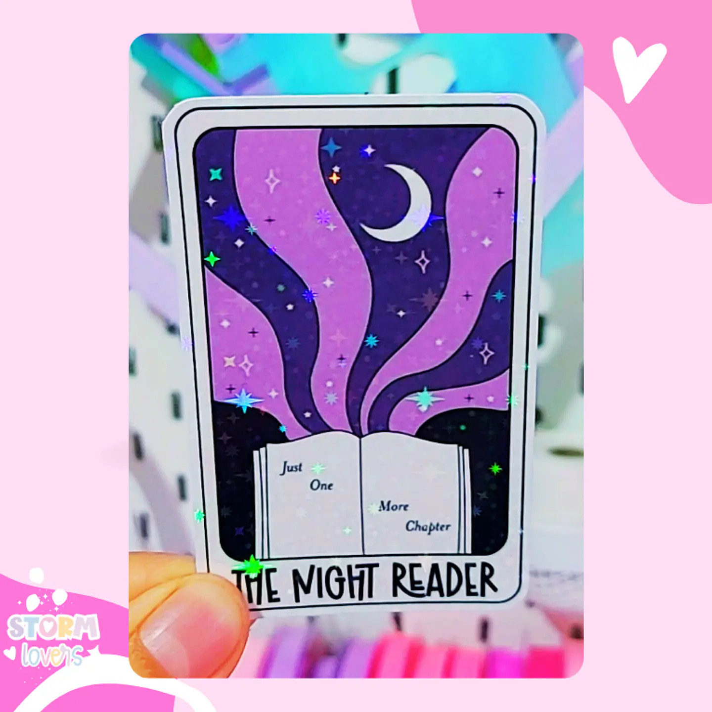 Stickers Tarot Book The Night Reader 1