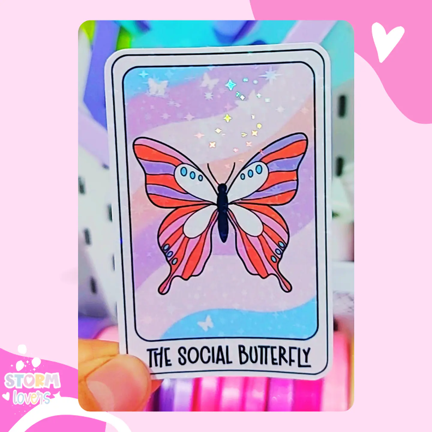 Stickers Tarot Book Butterfly 1