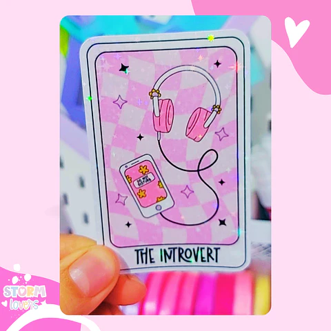 Stickers Tarot Book The Introvert