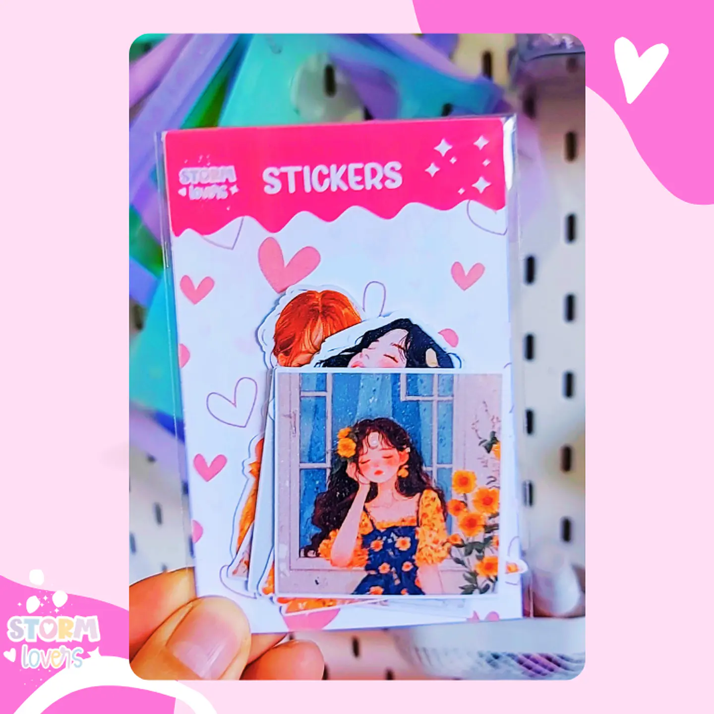 Set Stickers Journal Girls Golden 1