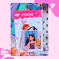Set Stickers Journal Girls Golden - Miniatura 1