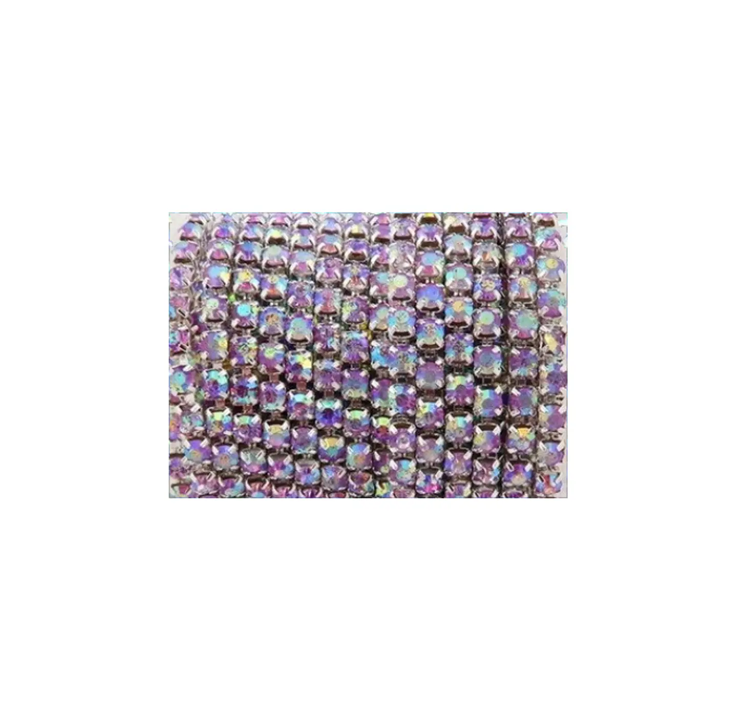 Cadena Plateada violet tornasol 1