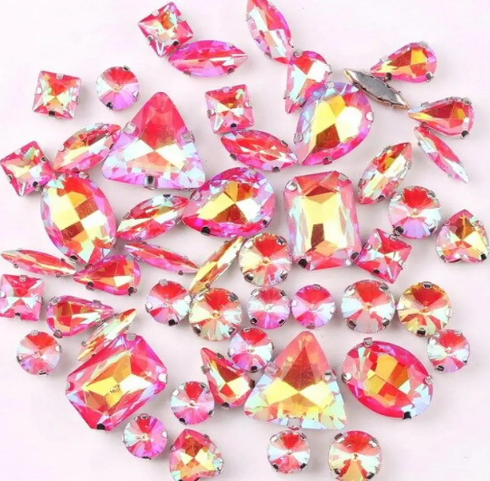MIX Cristales engarzados AB 10