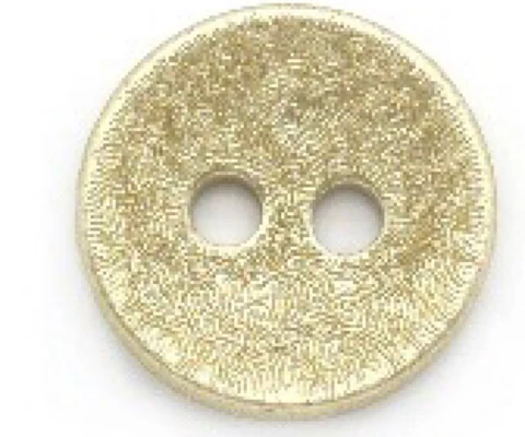 Boton dorado 13mm acrílico 1u