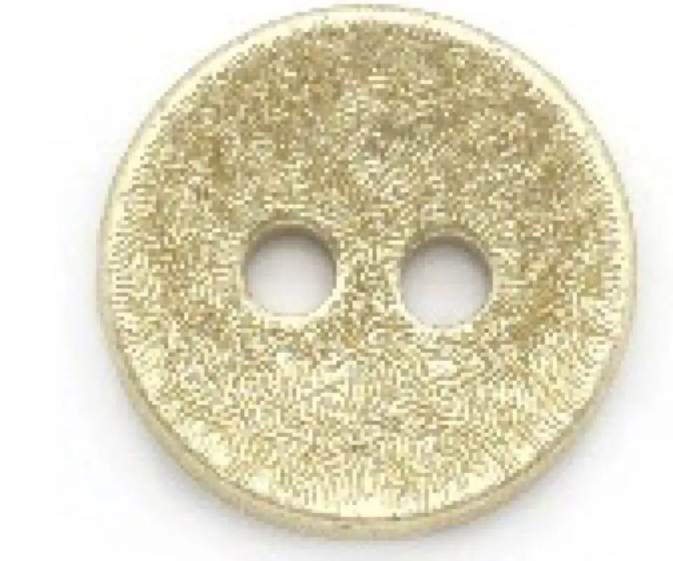 Boton dorado 13mm acrílico 1u 1
