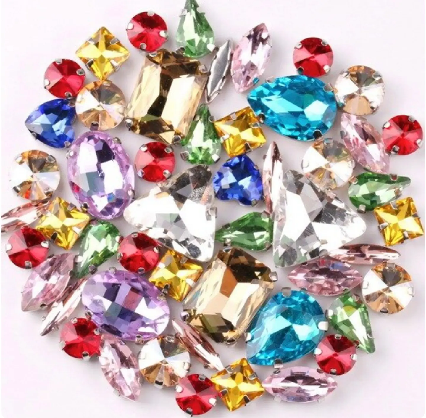 MIX Cristales engarzados  2